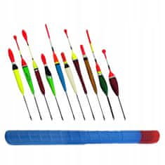 shumee SET plovcev iz balze - 10 kosov + plastična cev za shranjevanje