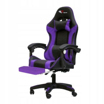 shumee GTXFR-008 GT EXTREME igralni stol, pisarniški, masažni, eko usnje, naslon za noge