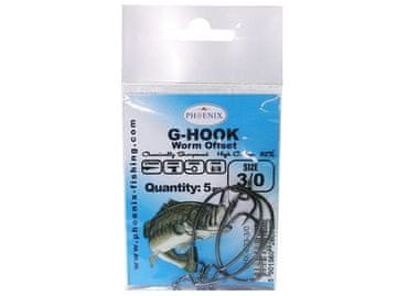 shumee OFFSET G-HOOK TRLJKI - #3/0 - KEMIČNO BRUŠENI - PHX-B23-3/0 - 5 kosov.