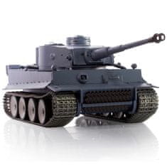 shumee 3818-1USP-2.4 Nemški tank Tiger I - Panzerkampfwagen VI Tiger Ausf. E 2,4 GHz 1:16 Siva PRO STEEL - V.7.0 - NOVO 2021