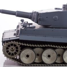 shumee 3818-1USP-2.4 Nemški tank Tiger I - Panzerkampfwagen VI Tiger Ausf. E 2,4 GHz 1:16 Siva PRO STEEL - V.7.0 - NOVO 2021