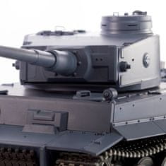 shumee 3818-1USP-2.4 Nemški tank Tiger I - Panzerkampfwagen VI Tiger Ausf. E 2,4 GHz 1:16 Siva PRO STEEL - V.7.0 - NOVO 2021