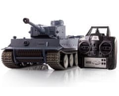 shumee 3818-1USP-2.4 Nemški tank Tiger I - Panzerkampfwagen VI Tiger Ausf. E 2,4 GHz 1:16 Siva PRO STEEL - V.7.0 - NOVO 2021