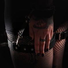shumee BDSM Please Luna stegenske lisice, komplet, pravo usnje
