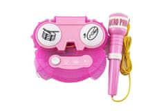 Teddies Mikrofon za karaoke roza barve