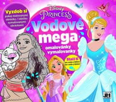 Jiri Models Vodne mega pobarvanke Barvajte z vodo! Disneyjeve princese 33x29cm
