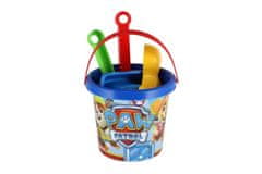 Wader Komplet za pesek 5 kosov plastičnih izdelkov Paw Patrol/Foot Patrol blue v mreži 12m+