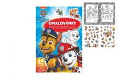 Jiri Models Pobarvanka z nalepkami A4 Paw Patrol 21x30cm