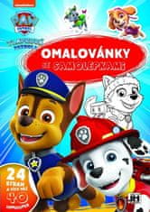 Jiri Models Pobarvanka z nalepkami A4 Paw Patrol 21x30cm