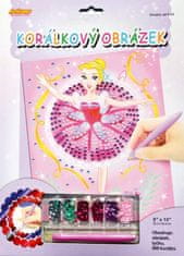 SMT Creatoys Slika iz kroglic z dodatki na kartici 23x32cm