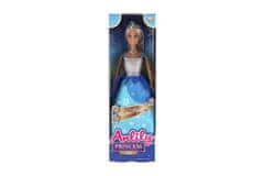 Teddies Princesa Anlily plastična lutka 28cm modra