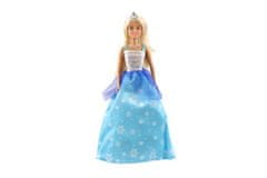 Teddies Princesa Anlily plastična lutka 28cm modra