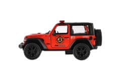 Kinsmart Car Jeep Wrangler Police 2018 kovina/plast 12cm 2 barvi na hrbtni strani - različne možnosti ali barve