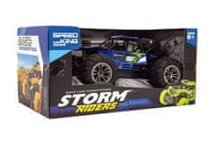 Teddies Avto RC buggy off-road modra 22cm plastika 2,4GHz baterija + polnilni paket