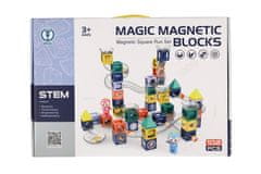 Teddies Magnetna steza za kroglice s plastičnimi figurami