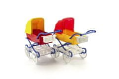 Teddies Globok plastični voziček 21cm