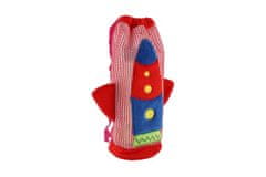 Teddies Plišasta prevleka za otroško stekleničko raketa pliš 12x22cm