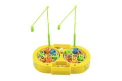 Teddies Igralna riba / ribič magnetna plastika 14 cm + 2 palici za vlečenje - različne različice ali barve
