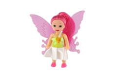 Teddies Vila lutka s krili iz plastike 10cm