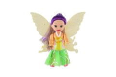 Teddies Vila lutka s krili iz plastike 10cm