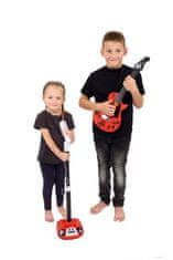 Teddies Električna kitara ROCK STAR plastična 58cm na baterije z zvokom, svetlobo