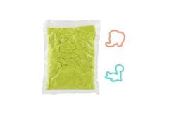 Teddies Tekoči pesek NARA 200g z ravnili 2 kosa 6 vrst v plastičnem lončku 9x7,5cm