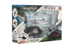 Teddies 16-centimetrski plastični helikopter, ki se odziva na gibanje roke, s polnilnim kablom USB