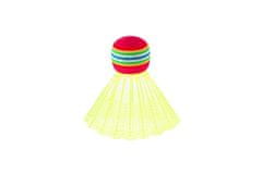 Teddies Žogice za badminton / skodelice barvne 4 kosi plastike v vrečki