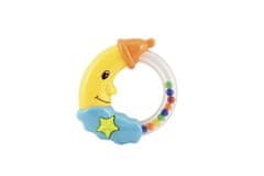 Teddies Plastična luna z ropotuljico 11 cm
