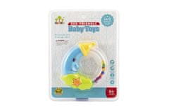 Teddies Plastična luna z ropotuljico 11 cm