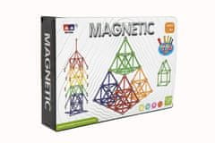 Teddies Magnetni gradbeni set 120 kosov iz plastike/kovine