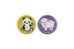 Teddies Sestavljanke s kroglicami plastične živali 5,5cm 8 vrst