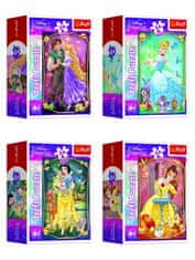 Trefl Minipuzzle Lepe princese/Disney Princess 54 kosov 4 vrste