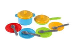 Teddies Komplet plastičnih posodic v barvah 12m+