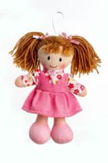 Teddies Verunka krpasta lutka plišasta 20cm češko govoreča