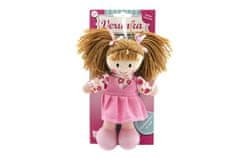 Teddies Verunka krpasta lutka plišasta 20cm češko govoreča