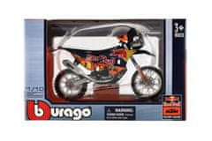 BBurago Red Bull KTM Rally Dakar 2019 kovina/plastik 12cm prosto vozeče motorno kolo v škatli 17x11cm