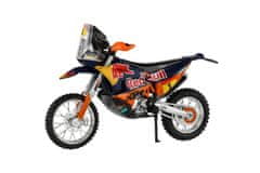 BBurago Red Bull KTM Rally Dakar 2019 kovina/plastik 12cm prosto vozeče motorno kolo v škatli 17x11cm
