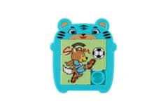 Teddies Gibljiva sestavljanka žival iz plastike 9x10cm 4 barve na kartici