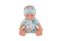 Teddies Baby/baby masivno plastično telo 25 cm na baterije z zvokom 3 vrste v plastični vrečki