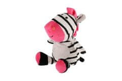 Teddies Plišast ratler Zebra 24cm