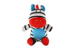 Teddies Plišast ratler Zebra 24cm