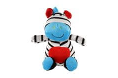 Teddies Plišast ratler Zebra 24cm