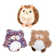 Teddies Napihljiva plišasta žival z žogo 15 cm mešanica vrst v vrečki 12m+