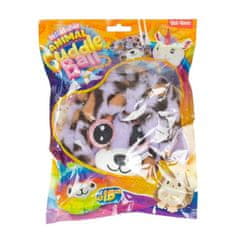 Teddies Napihljiva plišasta žival z žogo 15 cm mešanica vrst v vrečki 12m+