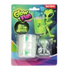 Teddies Sluz - 6 cm mase, ki se sveti v temi + nezemljan na kartici