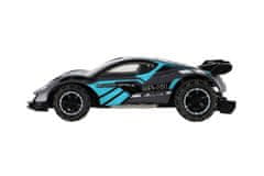 Teddies RC športni avtomobil iz plastike 2,4GHz 20cm baterija sivo-turkizna