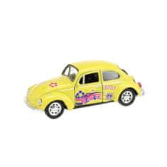 Teddies Avtomobilski Welly Volkswagen Beetle kovinski/plastenski 12cm 4 barve za izvlečno