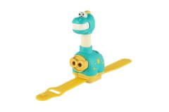 Teddies Dinozaver ročni projektor iz plastike 11 cm na baterije