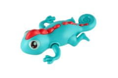 Teddies Kameleon za poteg v vodo plastika 14cm 3 barve 18m+